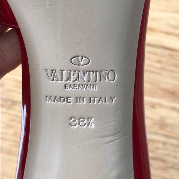 Valentino Patent Couture Bow PeepToe Platform Pump - Picture 11 of 16